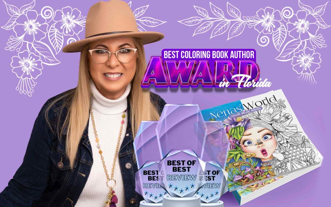 BEST COLORING BOOK AUTHOR IN FLORIDA AWARD!