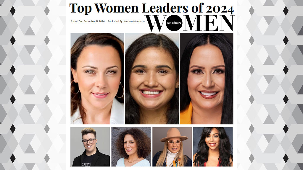 RECOGNIZED AS ONE OF THE TOP WOMEN LEADERS OF 2024